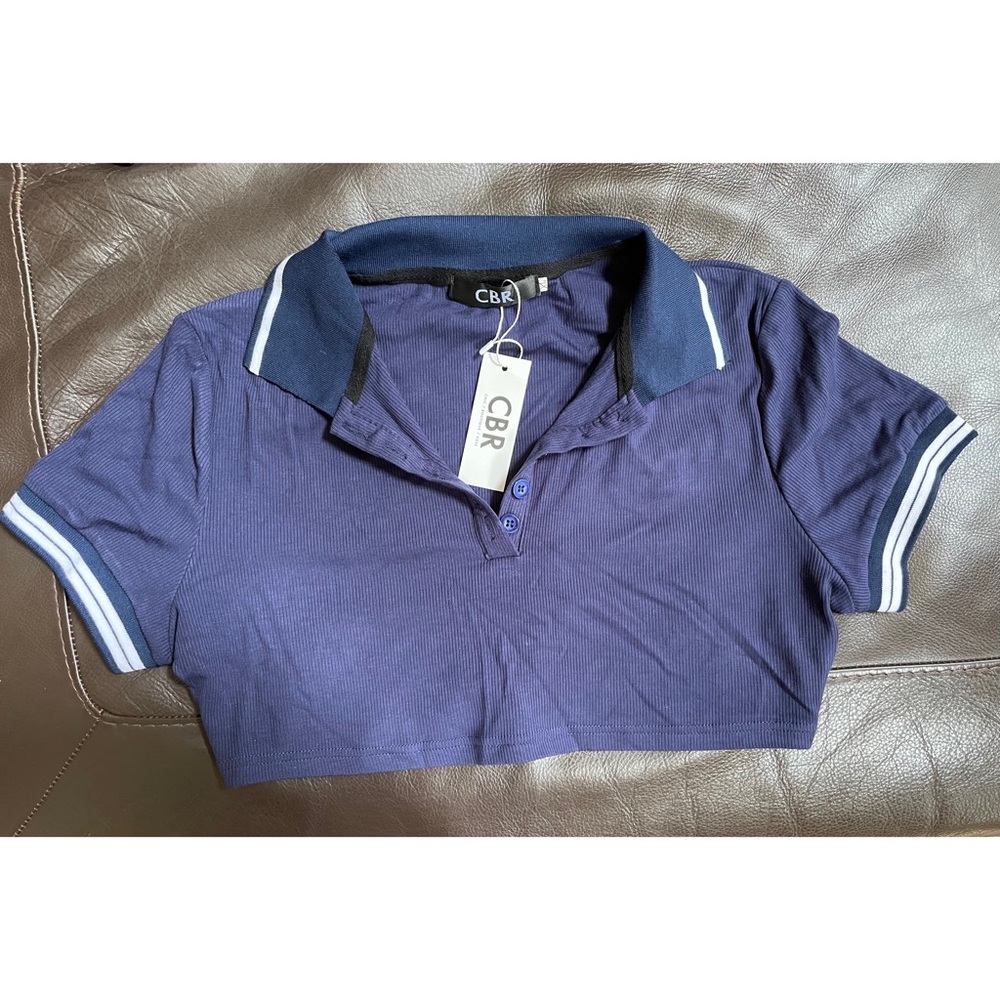SHEIN super cropped shirt with collar